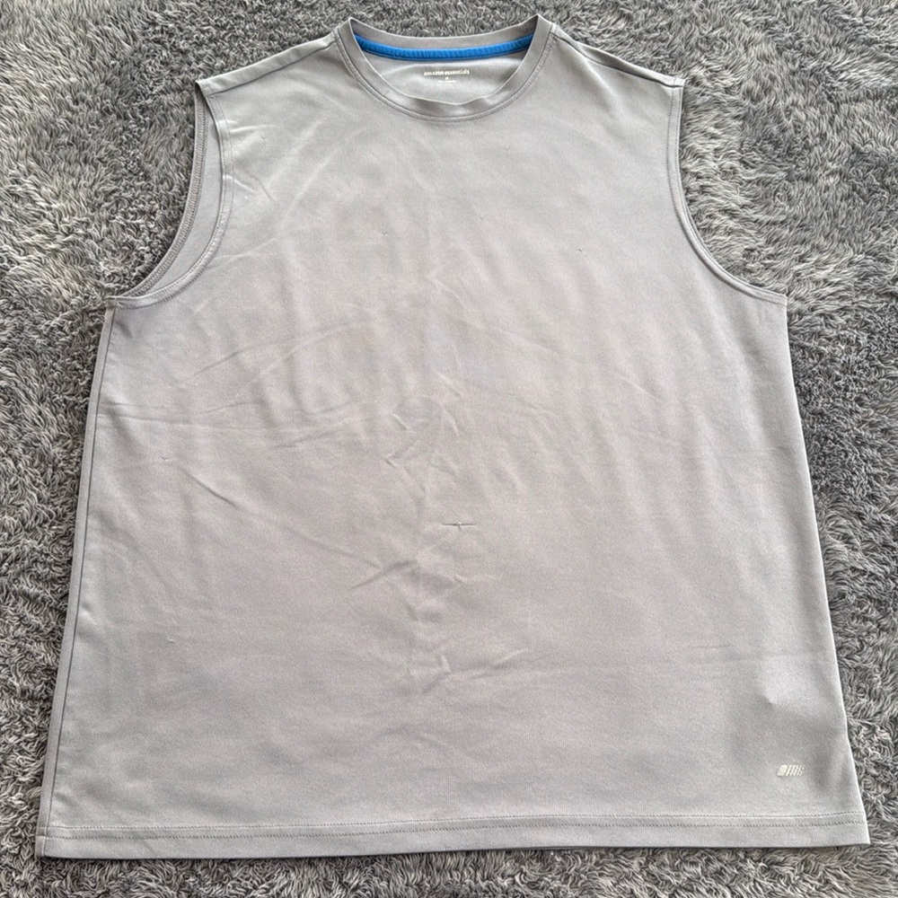 Amazon Essentials Gray Sleeveless workout shirt XL